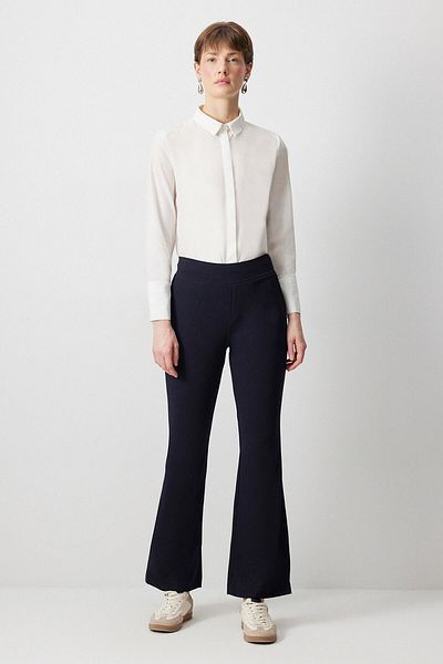 Touché Privé Flared Leg Knitted Trousers