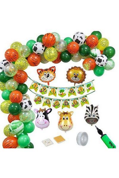 Parti Dükkanım Safari Balloon Chain Set