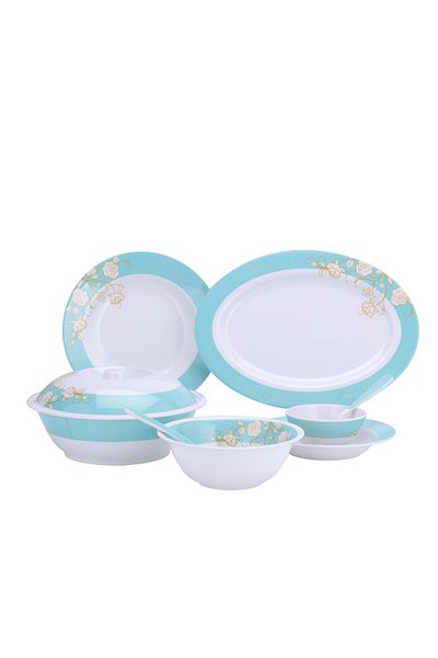 DELCASA 40pcs Melamine Ware Dinner Set, DC2111