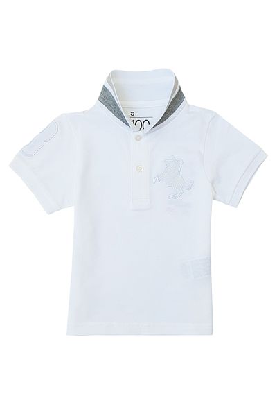 Giordano Kids' Embroidered Napoleon Polo
