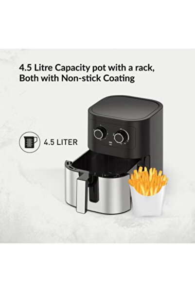 Geepas Mechanical Air Fryer With Vortex Air frying Technology 4.5 L 1600 W GAF37541