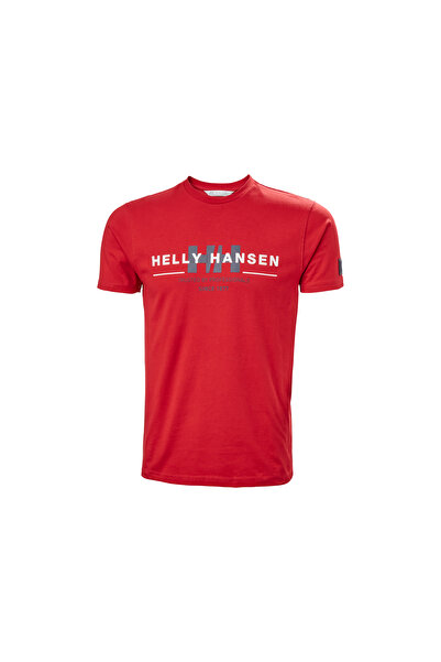 Helly Hansen Ανδρικό μπλουζάκι με κόκκινη στρογγυλή λαιμόκοψη Rwb Graphic