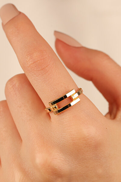 Çgk Çiğdem Gürel Kuyumculuk 14 Ayar Altın Ajda 2 Sıra Kaburga Yüzük