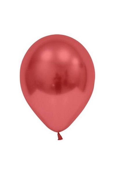 Parti Dükkanım Red Chrome Balloon 5 Pieces (30 Cm)
