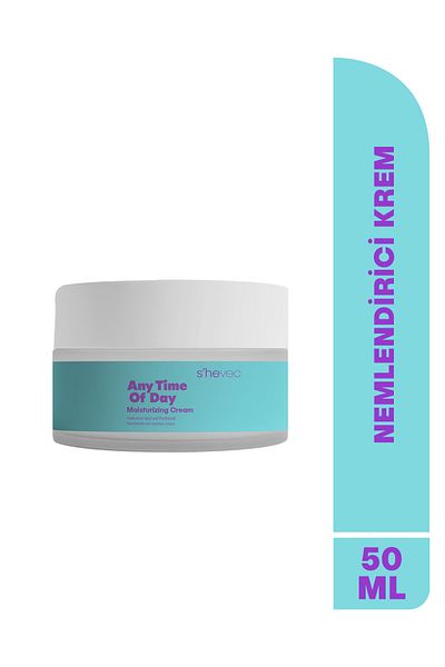 SHE VEC 48 Hour Effective Moisturizing Cream - 5 Complex Hyaluronic Acid - All Skin Types 50ml