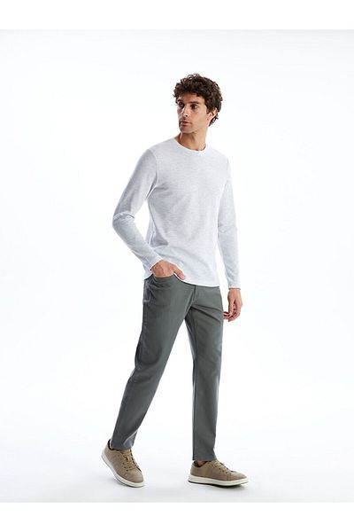 LC Waikiki Pantaloni Chino pentru bărbați din Gabardine de formă standard