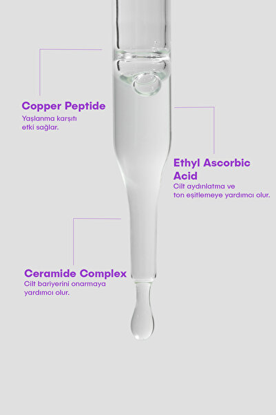 SHE VEC Kırışıklık ve Yaşlanma Karşıtı Onarıcı ve Aydınlatıcı Vegan 30 ml Serum Love In Blue This Time