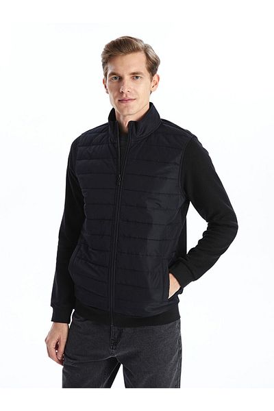LC Waikiki Ανδρικό παλτό LCWAIKIKI Basic Standard Mold Stand-up Collar