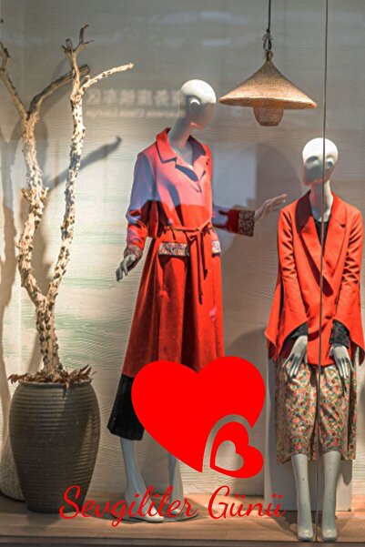 MIGNATIS ملصق لعيد الحب في 14 فبراير، قلب كامل، 60 سم