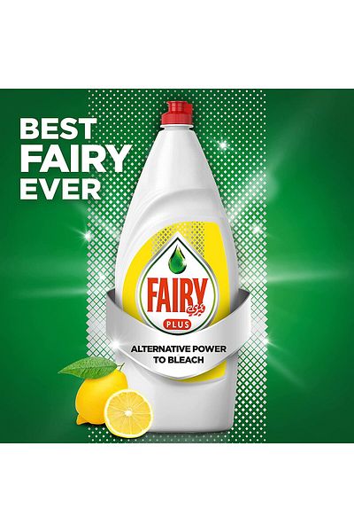 Fairy Ultra Lemon Dishwashing Liquid Soap 600 mL X3