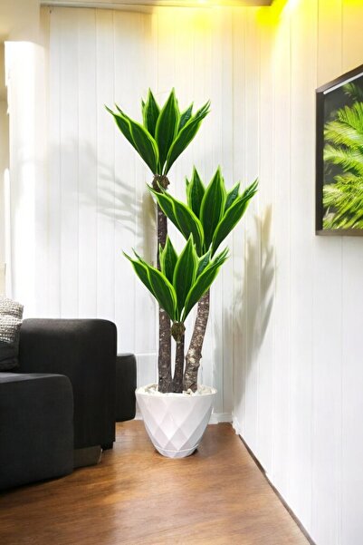 SY Vista Yapay Kılıç Çiçeği Ağacı - Salon Bitkisi - Yapay Çiçek - 1.2 Metre