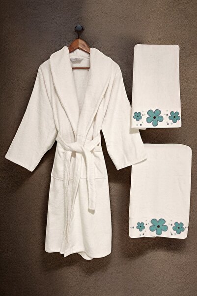 Minteks Романтичні спогади Жіночий набір з 3 рушників для ванної та халатів (СЕРІЯ VINTAGE)