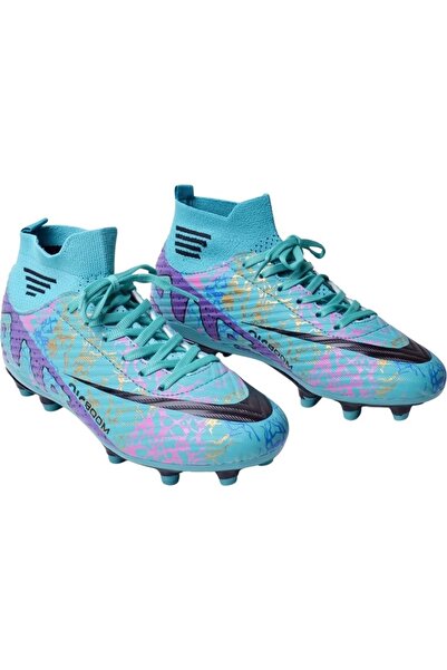 LALİGA Laliga 565 Turquoise-Purple Men's Football Shoes