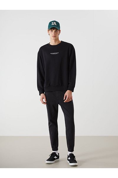 LC Waikiki Crew Neck Long Sleeve Printed Men's Sweatshirt