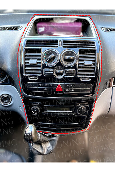 ODAC TUNING مرسيدس فيتو فيانو W639 - طلاء أسود بيانو أسود لوحدة التحكم بلمسة ...