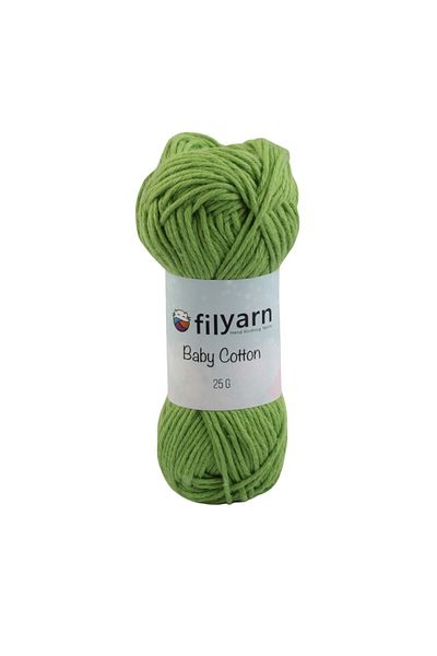 Filyarn 25 γραμμάρια Oeko-tex Certified Baby and Vest νήμα - Πλεκτό στο χέρι βαμβακερό νήμα