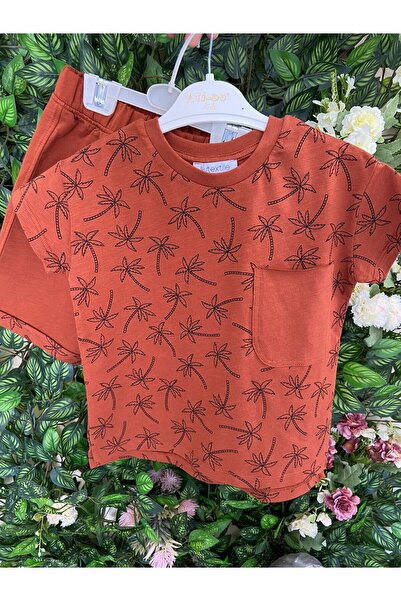 NoVibe Детски комплект с шорти и блуза с принт