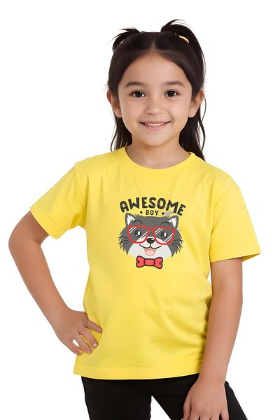 FYK KİDS TRIOC IMPRIMAT BAZIC AWESOME BOY FETE