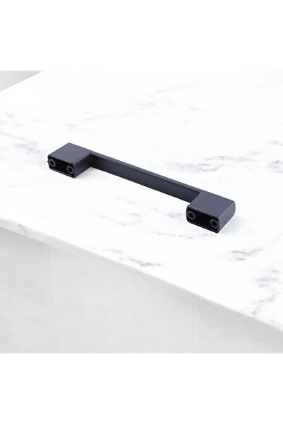 NUBLADO Londa 96 mm (SERT PLASTİK) Kulp Siyah Mobilya Çekmece Mutfak Dolap Dolabı Kulpu Kulbu Kulpları.