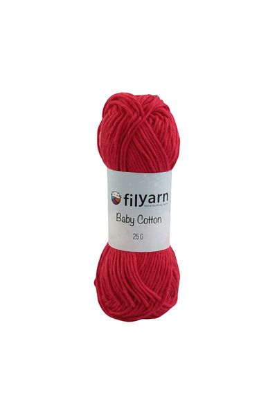 Filyarn 25 γραμμάρια Oeko-tex Certified Baby and Vest νήμα - Πλεκτό στο χέρι βαμβακερό νήμα