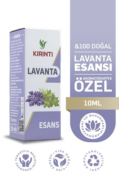 KIRINTI 2000 Lavender Crumb - 100% Pure, Essential Oil 10 ml