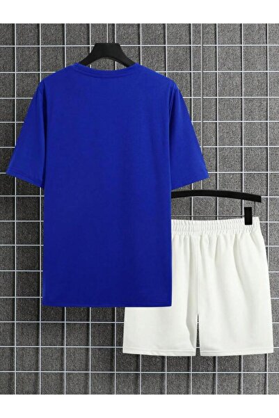 MANCY Unisex Lucky Printed T-Shirt and Shorts Bottom Top Set