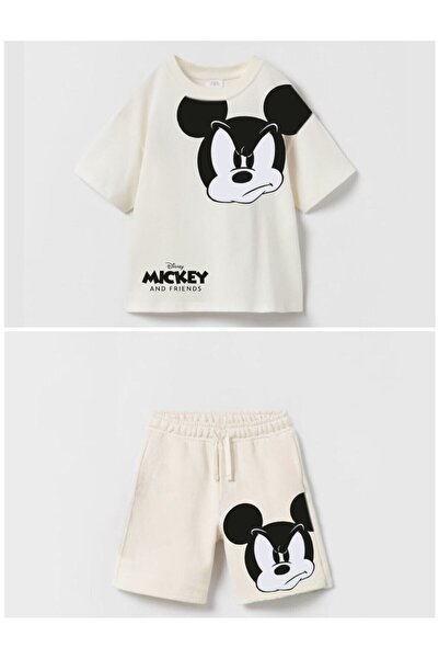 MANCY Ljutiti Miki Maus i prijatelji, majica sa printom i šortsevi, dečiji set