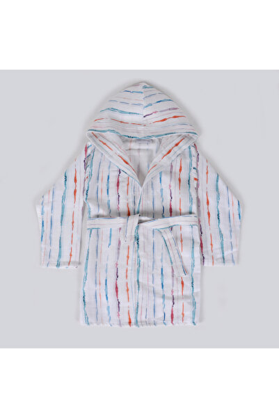 Home Harmony Sofia Muslin Children's Bathrobe with Hat