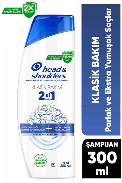 Head&Shoulders 2 in 1 Classic Care Shampoo 300 ml