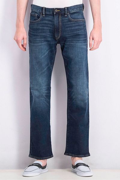 GAP Men Straight Jeans, Denim Blue