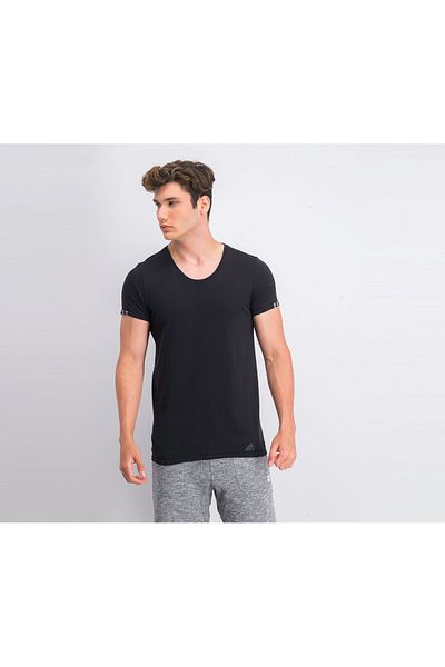 adidas Men Short Sleeve Running T-shirt, Black
