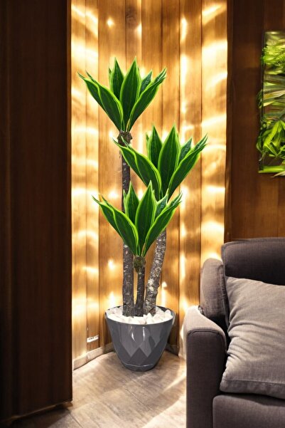 SY Vista Yapay Kılıç Çiçeği Ağacı - Salon Bitkisi - Yapay Çiçek - 1.2 Metre
