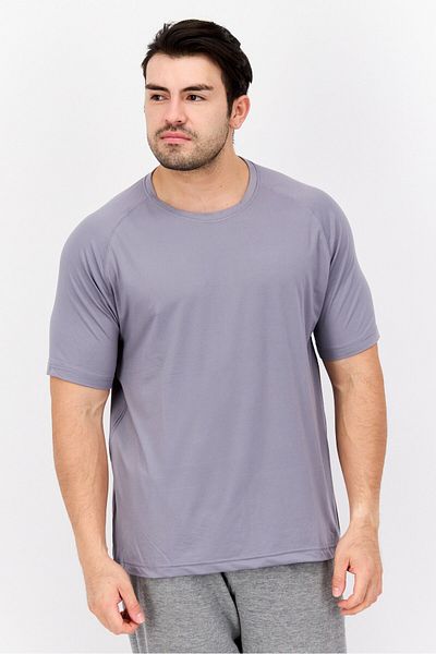 Legend Men Sportswear Fit Short Sleeves Training T-shirt, Grey