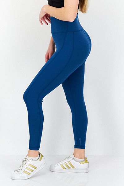 adidas Women Sportswear Fit Pull On Training Tights, Teal Blue