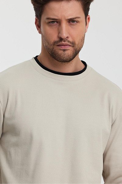 ALEXANDERGARDI Суитшърт с кръгло деколте и украса (E22-72300)