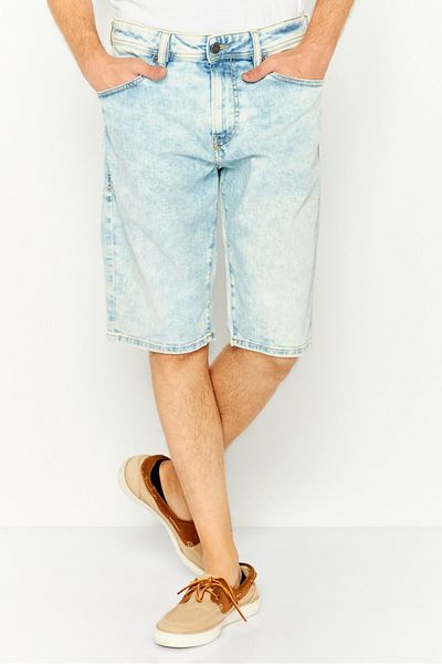 Diesel Men Skinny Fit Washed Denim, Blue