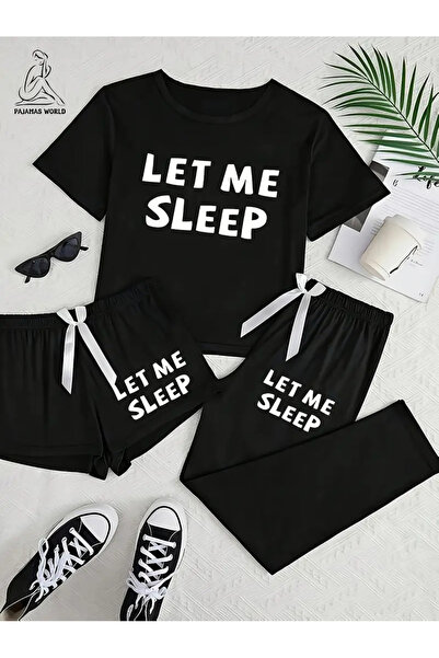 Frisson Set de pijamale pentru femei Alfabeye cu imprimeu - Confortabil și el...