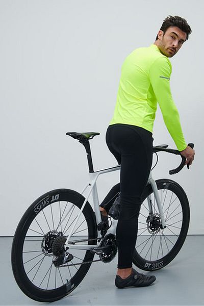 Tchibo Men Sportswear Fit Pull On Cycling Training Pants, Black