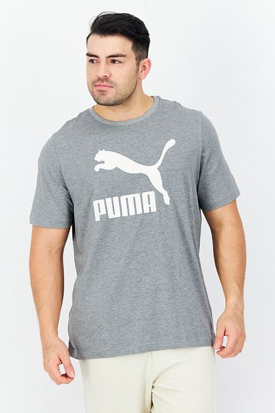 Puma Men Sportswear Fit Short Sleeves Outdoor T-shirts, Grey