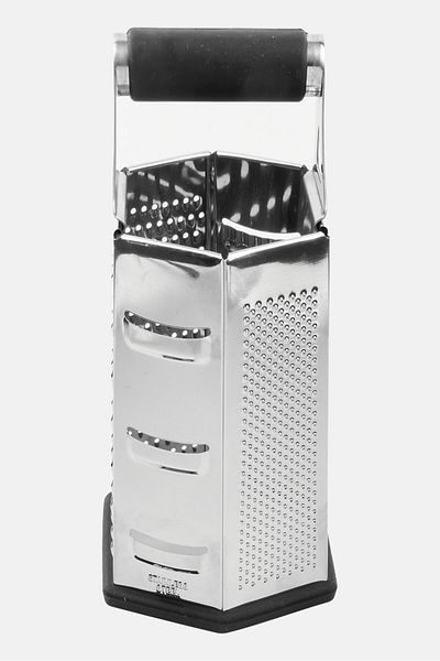 Bombay Stainless Steel 6 Sided Grater, Sliver