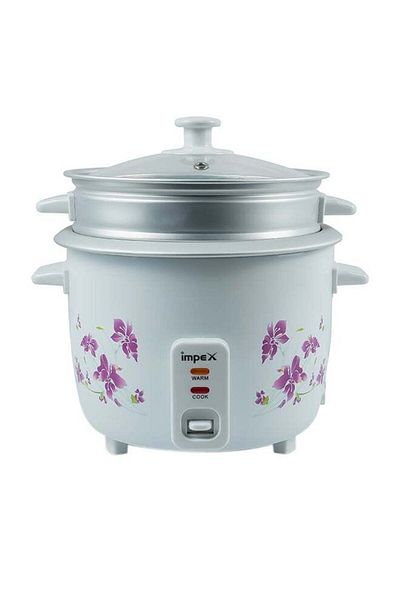 İMPEX 1.5L Electric Rice Cooker Automatic Cooking Keep Warm Aluminum Inner Pot 500W RC2802