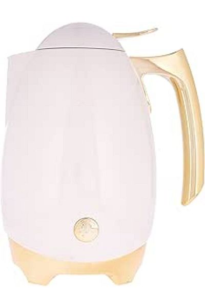 ALSAIF Coffee And Tea Vacuum Flask Size: 1.0 L Color: White