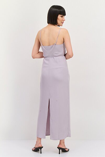 Calvin Klein Women Plain Midi Dress, Purple