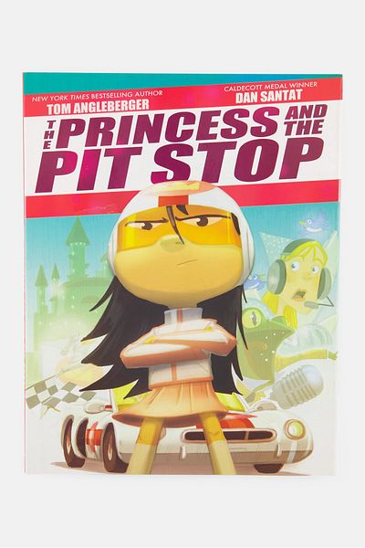 Tom Angleberger The Princess And The Pit Stop Reading Books, Tan Combo