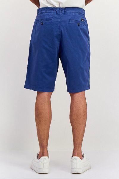 Quiksilver شورت تشينو سادة للرجال، أزرق