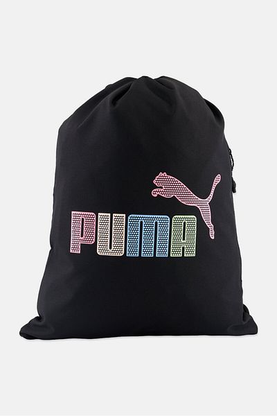 Puma Men Brand Logo Sports Bag 45 H x 35 L x 1 W cm, Black