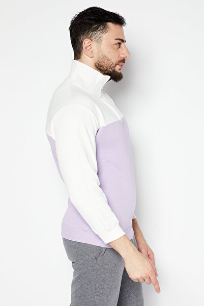 French Connection Men Round Neck Brand Logo Long Sleeves Sweatshirt, White