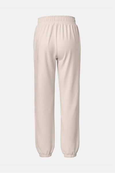 Tchibo Women Regular Fit Drawstring Jogger Pants, Beige