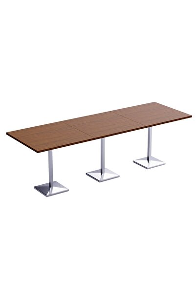 Mahmayi طاولة بار ذات قاعدة مربعة تتسع لـ 12 مقعدًا، طاولة كوكتيل بيسترو للحا...