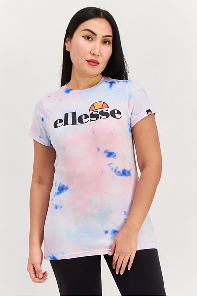 Ellesse Women Sportwear Fit Short Sleeves Training T-Shirt, Pink Combo